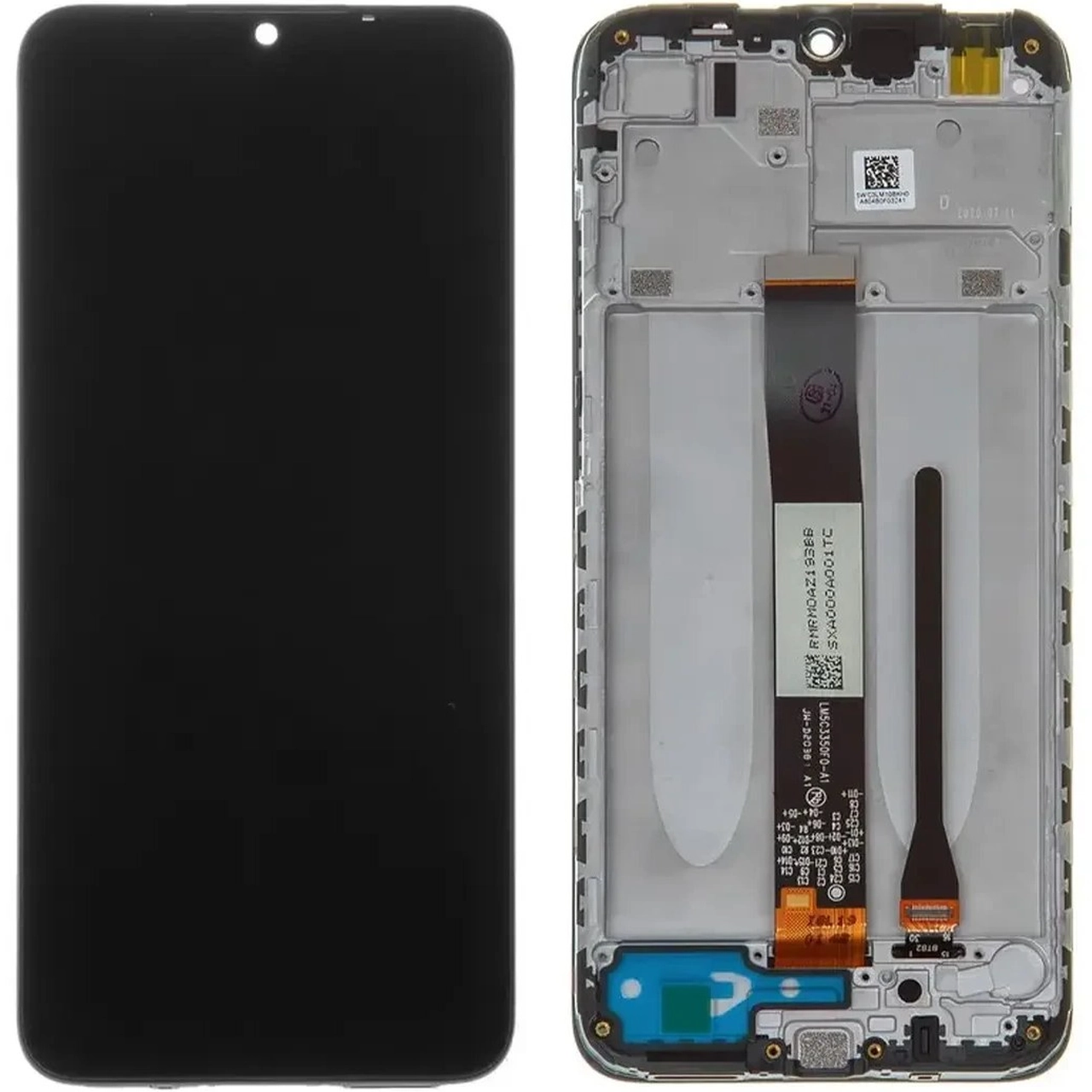 LCD REDMI 9A/9C + FRAME BLACK SVC