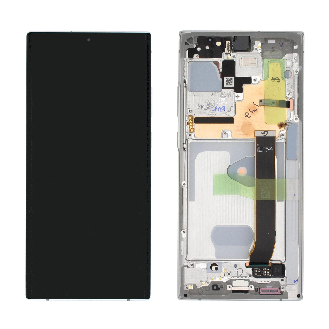 LCD SAM NOTE 20 ULTRA (N985/N986) + FRAME WHITE SVC