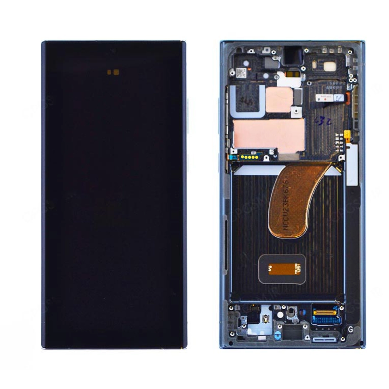 LCD SAM S23 ULTRA (S918) W/F BLACK ASSEMBLE